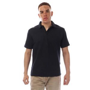 Luke 1977 Mens El Rama Knitted Polo Shirt / Navy